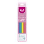 LAPICES DE COLOR  6-L RED PASTEL KIUT