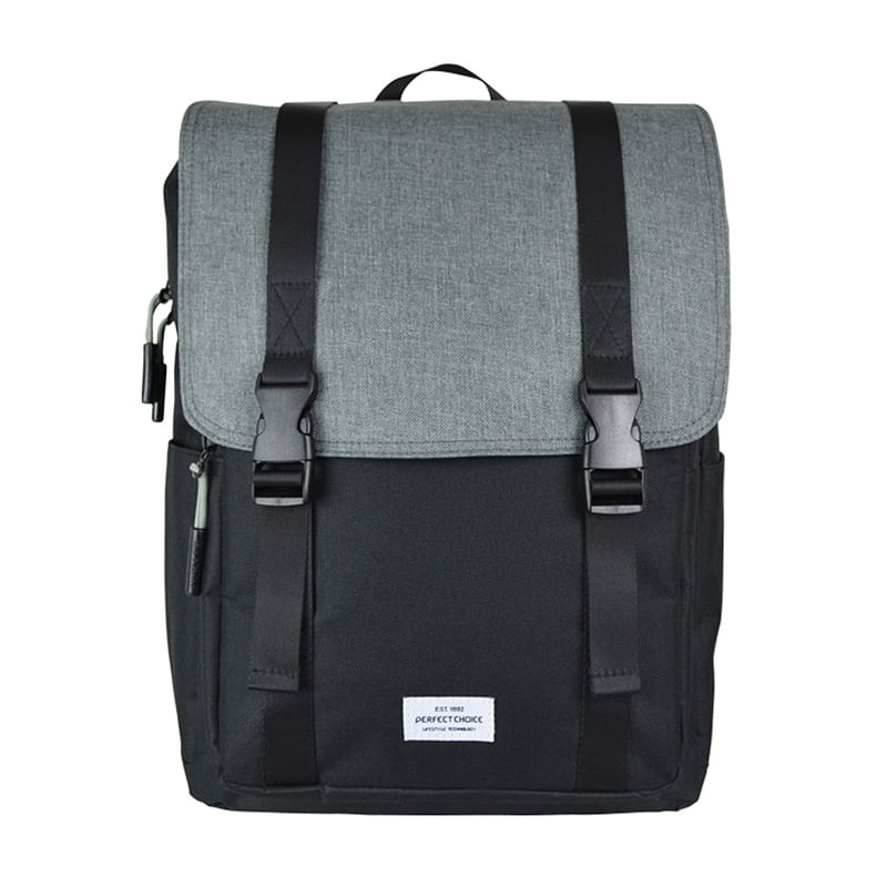 MOCHILA PARA LAPTOP PERFECT CHOICE 14"-15" SCOUT NEGRA