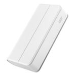 BOCINA PORTATIL BLUETOOTH RECARGABLE HASTA 10 HORAS, AUXILIAR, 3WX2, FUNDA BLANCA