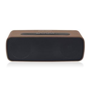 Bocina Bluetooth Portatil Nordic Negra/Cafe Pc-112631
