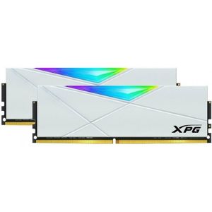 Memoria Ram Adata Spectrix D50, 32Gb Kit (2X16Gb), Ddr4, 3200 Mhz, Udimm, Con Iluminación Rgb. Disipador Blanco Ax4U320016G16A-Dw50