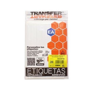 Etiqueta Blanca 20X105 Mm C/280 Etiq Eag20105
