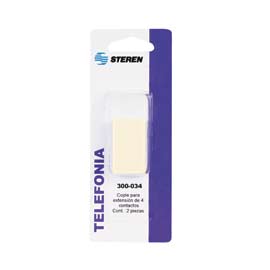 ADAPTADOR UNION DOBLE P/EXTENSION TELEF