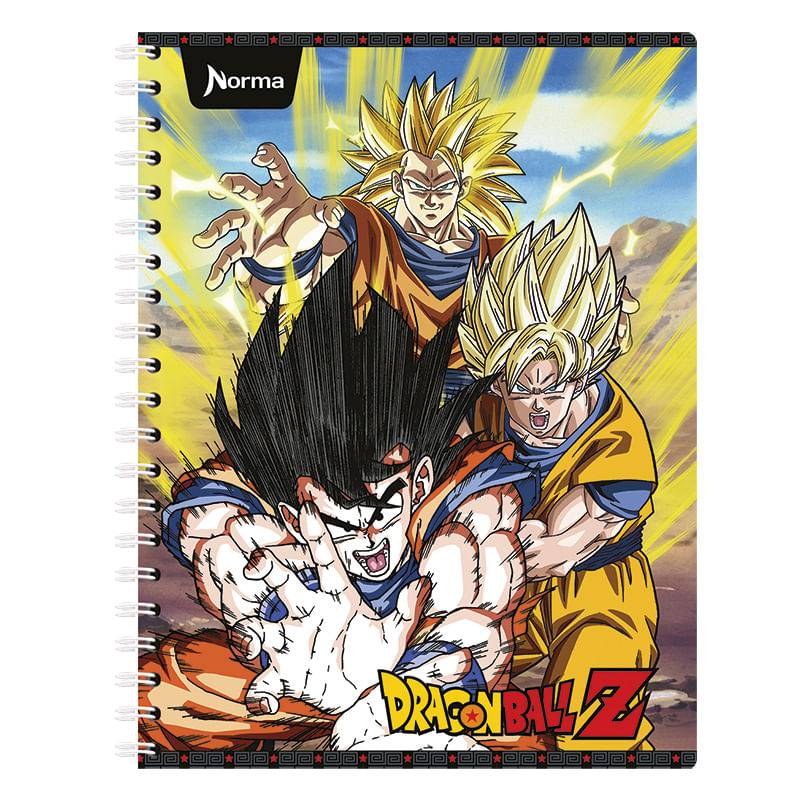CUADERNO PROFESIONAL 100H RAYAS DRAGON BALL Z