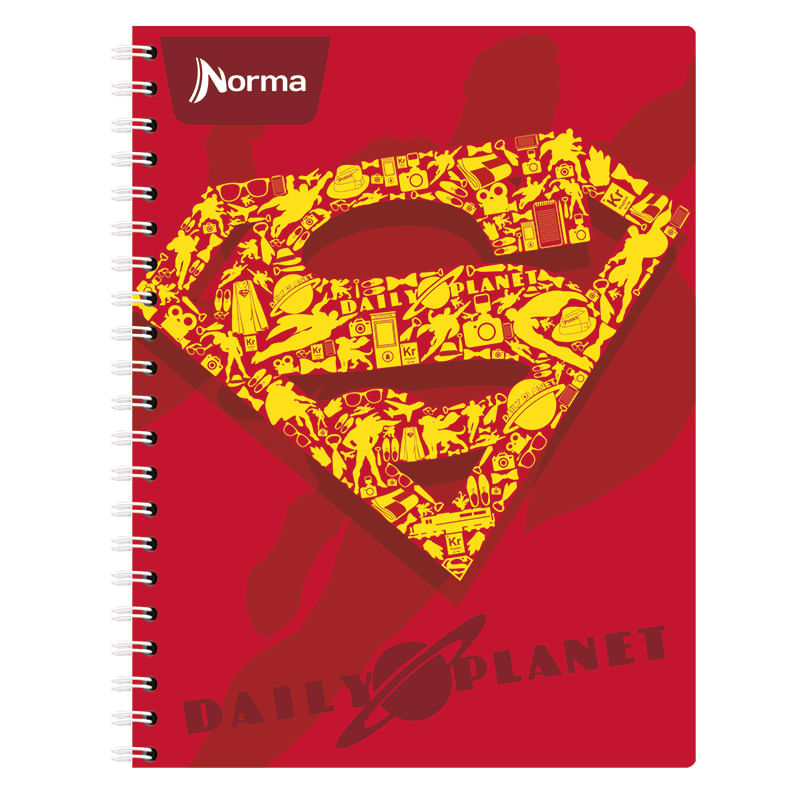 CUADERNO PROFESIONAL 100H RAYAS JUSTICE LEAGUE