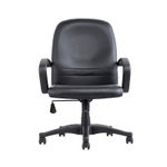 SILLON EJECUTIVO RESPALDO MEDIO VINIPIEL NEGRO CENTURION