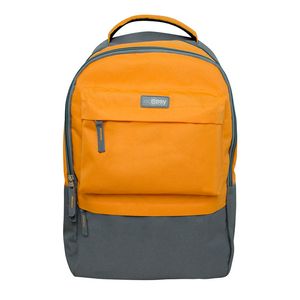 Mochila Para Laptop Easy Line 14 Gris/Naranja El-994008