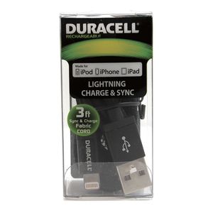 Cable Lightning A Usb 0.9M Duracell P/Iphone/Ipad/Ipod Mp9964