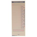 TARJETAS SEMANAL PARA RELOJ CHECADOR CON 100