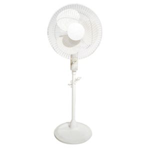 Ventilador De Pedestal 16 3 En 1 Aspas-Rejillas De Plastico,Blanco 3123