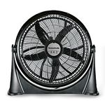 VENTILADOR DE PISO 20" ASPAS-REJILLAS DE PLASTICO,NEGRO