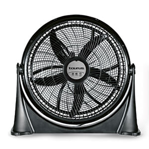 Ventilador De Piso 20 Aspas-Rejillas De Plastico,Negro Air Black