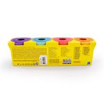 MASA MODELADORA C/4 COL BASICOS PLAY DOH