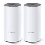 TP-LINK Deco E4 (2-pack) Doble banda (2,4 GHz / 5 GHz) Wi-Fi 5 (80211ac) Blanco, Gris Interno