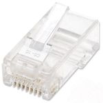 Intellinet 502344 conector RJ-45 Transparente