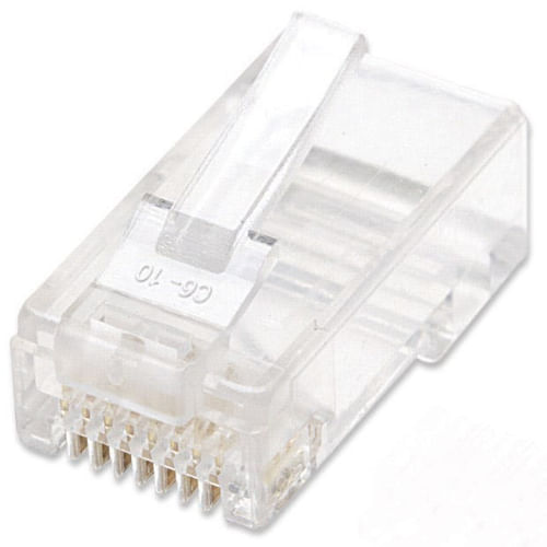 Intellinet 502344 conector RJ-45 Transparente