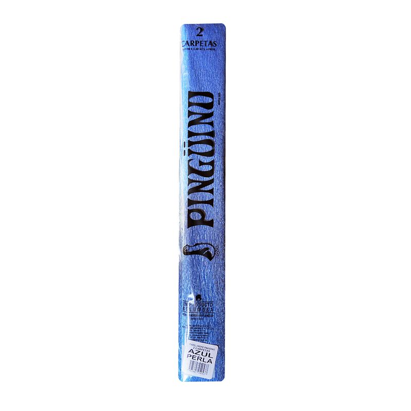 PAPEL CREPE AZUL PERLA  50X190CM CON 2