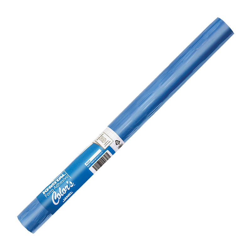FORRO ADHESIVO AZUL 45CM X 15 M KRYSTAL COLOR´S