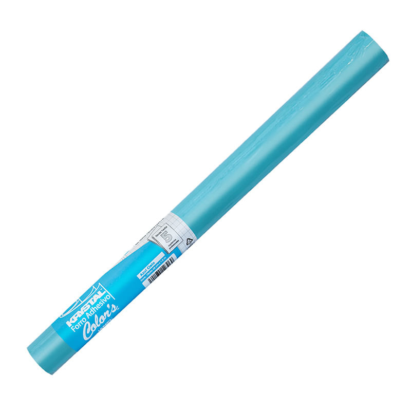 FORRO ADHESIVO AZUL 45CM X 15 M KRYSTAL COLOR´S
