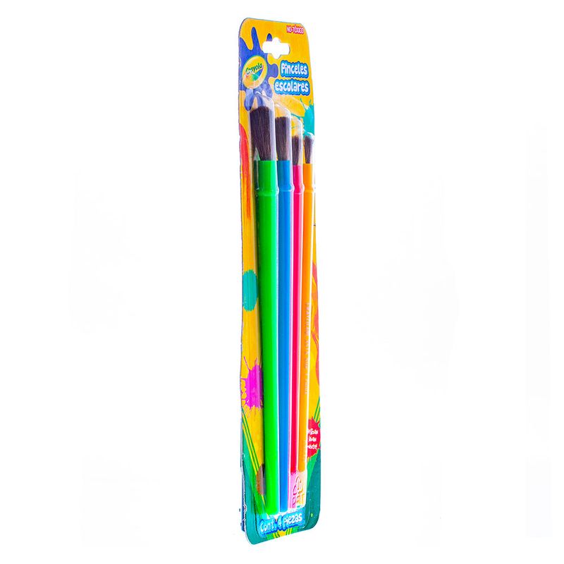 PINCEL PLASTICO CON 4 SURTIDOS BLT