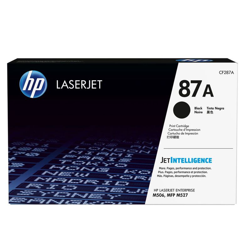 TONER-LASER-HP-87A-NEGRO-CF287A