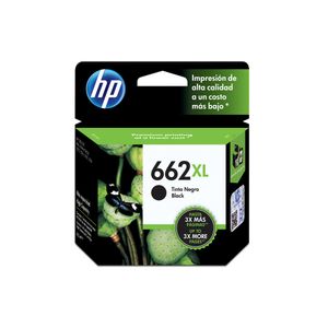 Cartucho De Tinta Hp 662Xl Negro Original Cz105Al