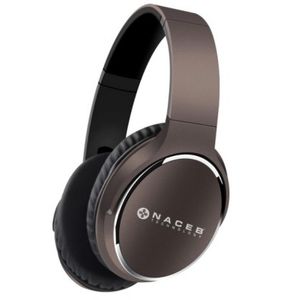 Diadema Bluetooh Fornax Naceb Technology Na-0308C, Café, Bluetooth Na-0308C