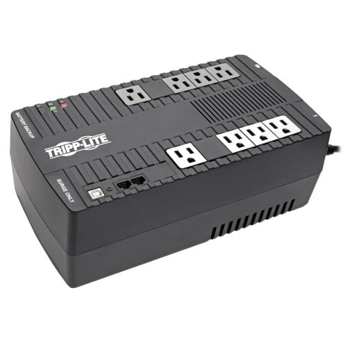 Tripp Lite AVR700U UPS No Break Interactivo de 700VA 350W - 8 Tomacorrientes NEMA 5-15R, AVR, 120V, 50Hz / 60Hz, USB, Instalación en Pared o Escritorio