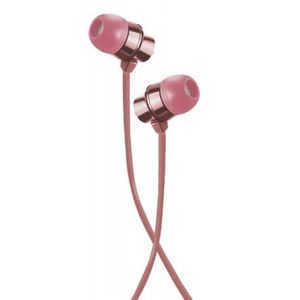Audífonos In Ear Mobifree Metalic, Rosa, Alámbrico, 1.2 M Mb-02016