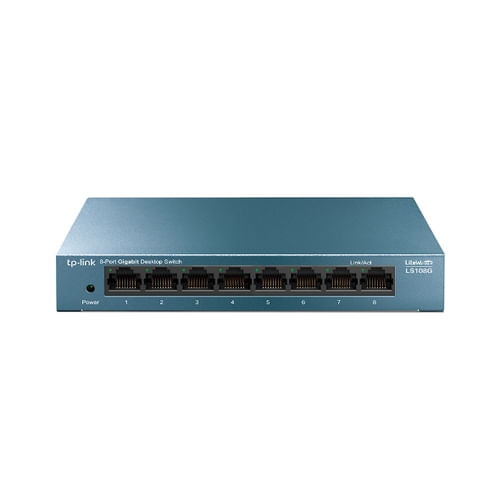 31899 - TP-LINK LS108G switch No administrado Gigabit Ethernet (10/100/1000) Azul