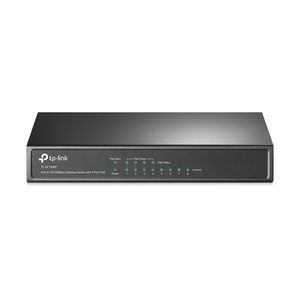 Switch Poe  Tp-Link Tl-Sf1008P, Negro, 53 W Tl-Sf1008P