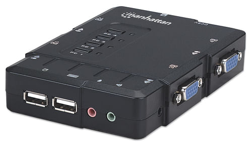 Manhattan 151269 interruptor KVM Negro