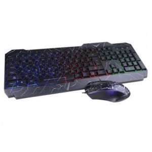 Kit De Teclado Y Mouse Naceb Technology Raptor, Estándar, Negro Na-633