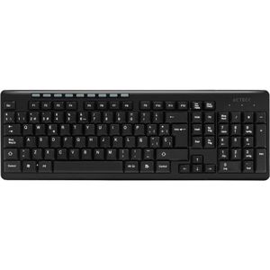 Teclado Acteck Ac-913973, Inalámbrico, Negro Ac-913973