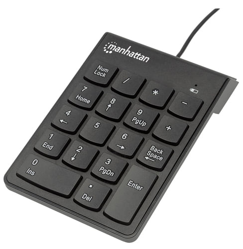 Manhattan-176354-teclado-numerico-Universal-USB-Negro