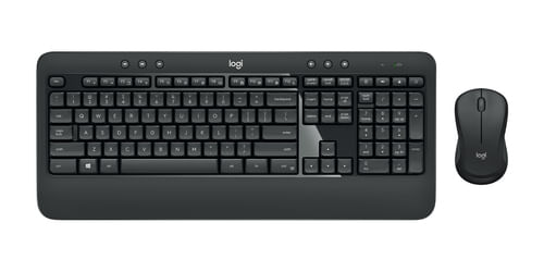 Logitech MK540 Advanced teclado RF inalámbrico Negro, Blanco