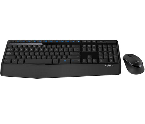 Logitech MK345 teclado RF inalámbrico QWERTY Negro