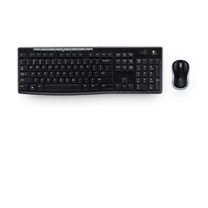 Kit De Teclado Y Mouse Logitech Mk270, Estándar, Negro, 10 M 920-004432