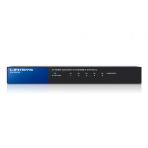 Switch Linksys, Negro, 5, 10/100/1000 Base-T(X) Se3005