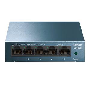 Switch Gigabit Tp-Link Ls105G, Negro, 10 W, 5 Puertos Ls105G