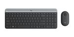 Logitech Slim Wireless Combo MK470 teclado RF inalámbrico Blanco