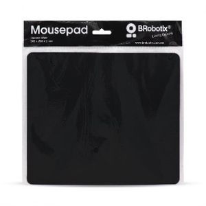 Mousepad Ultra Delgado Brobotix 497264, Negro, 24 Cm, 0.2 Cm 497264