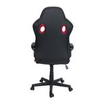 SILLON GAMER 3 VINIPIEL NEGRO CON ROJO OFFIHO