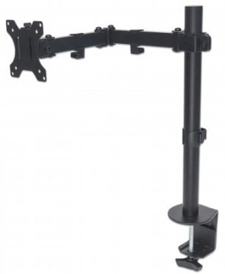 Manhattan 461542 soporte para monitor 81,3 cm (32") Abrazadera Negro