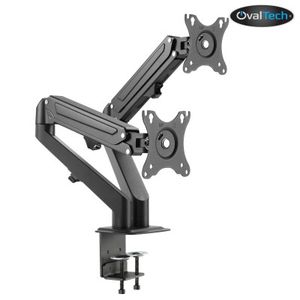 Soporte Para Monitor Ovaltech Ovm-D1727, 6.5Kg, Aluminio, Plástico, Acero, 17", 27", Tv Ovm-D1727