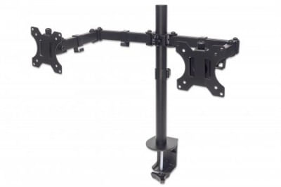 Manhattan 461528 soporte para monitor 81,3 cm (32") Abrazadera Negro
