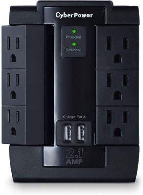 Supresor de picos de pared CyberPower P600WSURC1