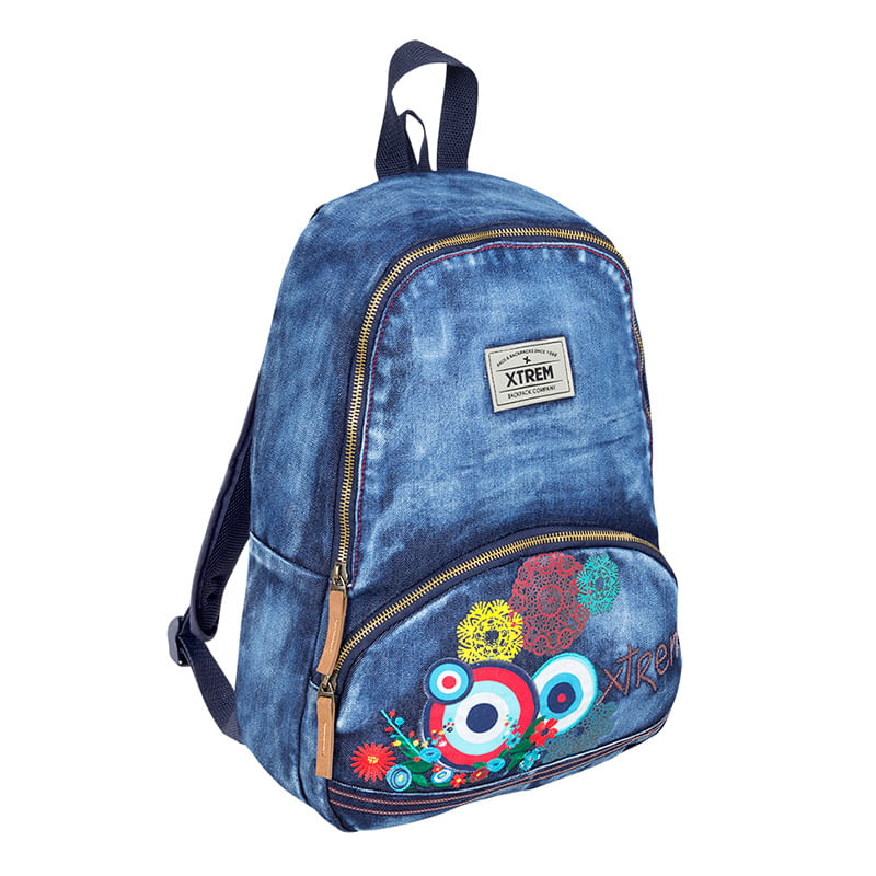 12952 - MOCHILA BACK PACK GARDEN COLORES DENIM