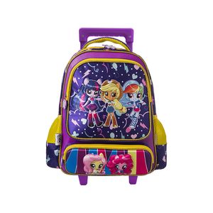 Mochila Back Pack Con Ruedas Kinder My Little Pony Eg81237Sw