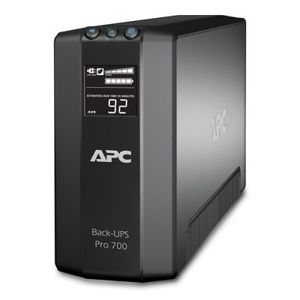 No-Break Apc, 700 Va, 420 W, 12 H, Negro, Hogar Y Oficina Br700G